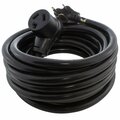 Ac Works 50ft 30A 250V NEMA 10-30 3-Prong Dryer Heavy-Duty STW 10/3 Extension Cord 1030PR-050